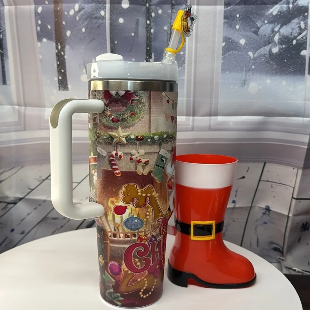 40oz Scooby doo‎ and the grinch tumbler. NWOT